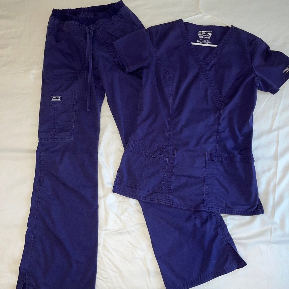 Cherokee Workwear Scrub Set- Size XXS